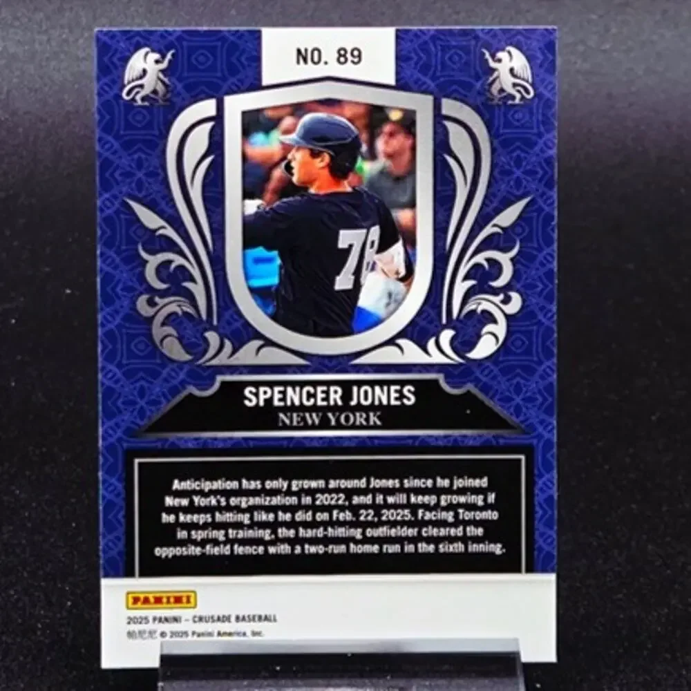 Spencer Jones Crusade Squires Mojo Elite Series New York Yankees Top Prospect